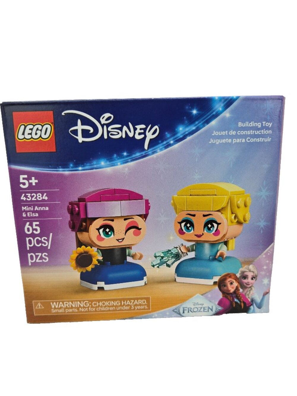 LEGO Disney Frozen Mini Anna & Elsa 43284 65pc Elsa Anna Set New Sealed